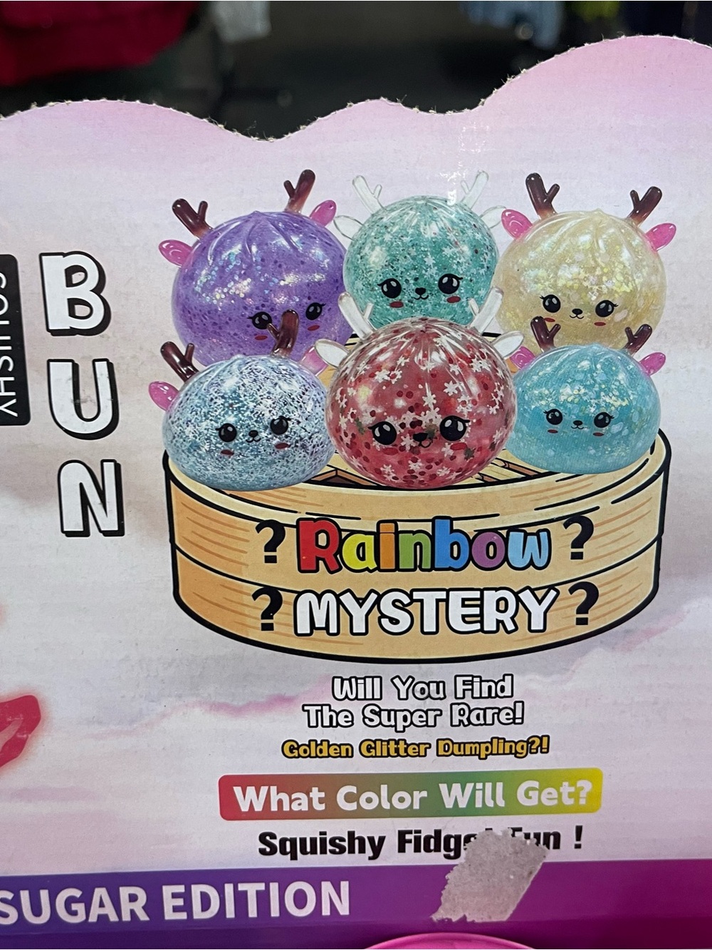 Rainbow Mystery Squishy Dumpling Kids Toy - Assorted Colors